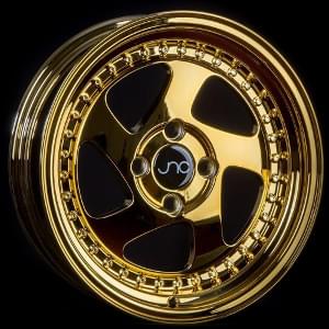 JNC JNC034 Platinum Gold W/ Gold Rivets