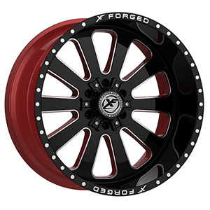 XF Flow XFX-302 Gloss Black Red Milled