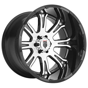 American Truxx The Bomb AT154 Black W/ Machined Face