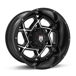 American Truxx Astro AT164 Black W/ Machined Face