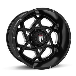 American Truxx Astro AT164 Black W/ Milled Spokes