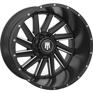 American Truxx Striker AT166 Black W/ Machined Face