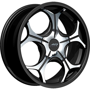 American Racing AR905 Satin Black W/ Machined Face