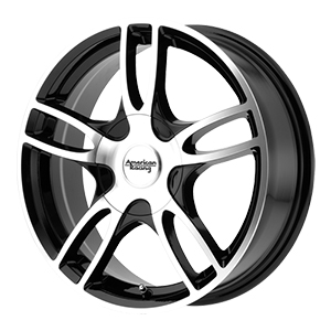 American Racing Estrella 2 AR919 Gloss Black W/ Machined Face