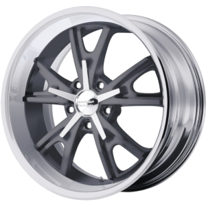 American Racing Daytona VN801 Gray W/ Machined Lip