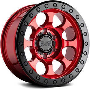 Black Rhino Riot Candy Red W/ Black Bolts