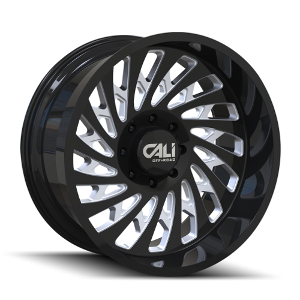 Cali Offroad Switchback 9108 Gloss Black W/ Milled Spokes