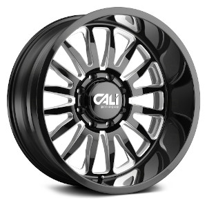 Cali Offroad Summit 9110 Satin Black W/ Milled Spokes