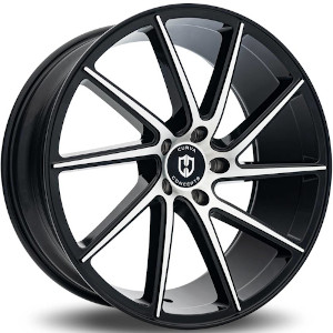 Curva Concepts C22 Black Machined Face