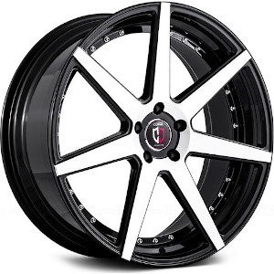 Curva Concepts C47 Black Machined Face