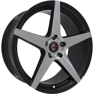Curva Concepts C55 Black Machined Face