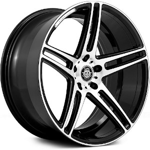 Curva Concepts C5 Black Machined Face