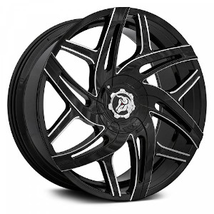 Diablo Hurricane Gloss Black W/ Milled Edge