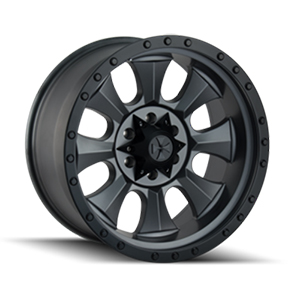 Dirty Life Ironman 9300 UTV Matte Black W/ Beadlock