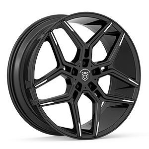Dropstars DS651 Gloss Black W/ Machined Tips