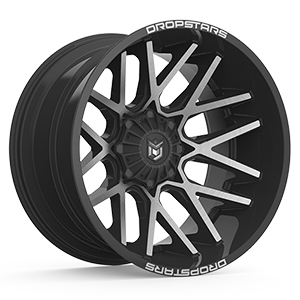 Dropstars DS654 Gloss Black W/ Machined Face