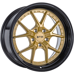 F1R F105 Gold W/ Black Lip