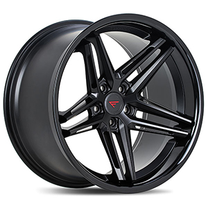 Ferrada CM1 Matte Black With Gloss Black Lip