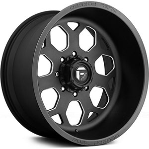 Fuel Forged FF14 Matte Black W/ Milled Spokes