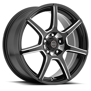 Focal F-007 422 Black W/ Milled Spokes