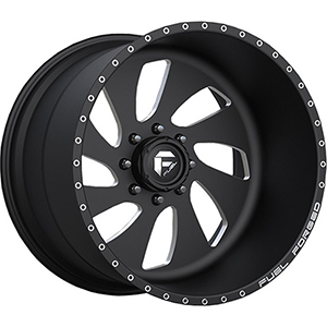 Fuel Forged FF11 Matte Black W/ Milled Spokes