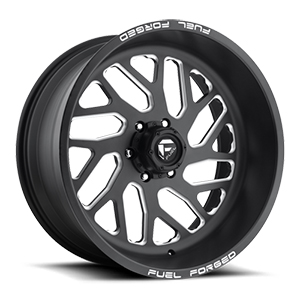 Fuel Forged FF29 Matte Black W/ Milled Spokes
