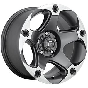 Fuel Menace D684 Matte Gunmetal Machined