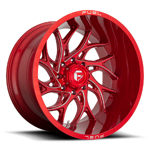 Fuel Runner D742 Candy Red W/ Milled Spokes