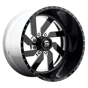 Fuel Forged FF03 Matte Black W/ Milled Spokes