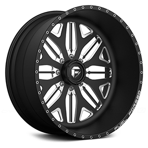 Fuel Forged FF05 Matte Black W/ Milled Spokes