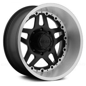 Gear Offroad Drivetrain 744 Satin Black W/ Brushed Lip
