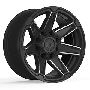 Gear Offroad Trident 745 Gloss Black W/ Milled Spokes