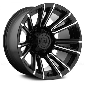 Gear Offroad Sled 747 Satin Black W/ Machined Spokes