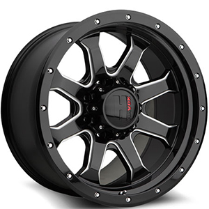 Havok H105 Gloss Black w/ Milled Windows & Milled Rivets