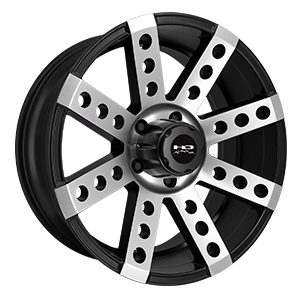 HD Offroad Buckshot Satin Black Machined
