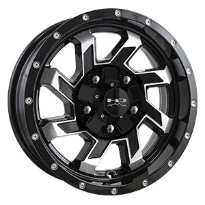 HD Offroad SAW Black Machined Face