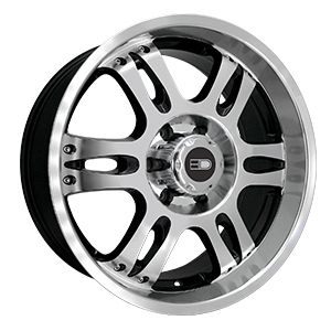HD Offroad Trophy Black Machined Face and Lip