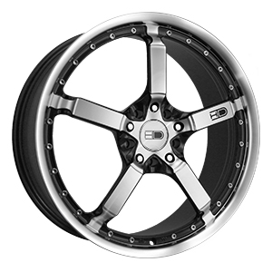 HD Wheels Cool Down Iridium Black Machined
