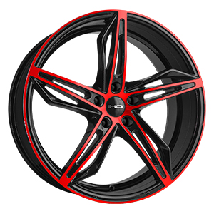 HD Wheels Fly-Cutter Black W/ Red Face