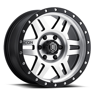 Icon Alloys Six Speed Satin Black Machined