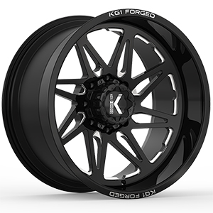 KG1 Forged Kala KC004 Gloss Black Machined