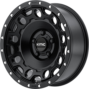 KMC KM529 Holeshot Satin Black