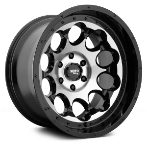 Moto Metal MO990 Rotary Gloss Black W/ Machined Face