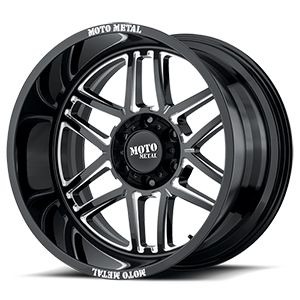 Moto Metal MO992 Folsom Gloss Black W/ Milled Spokes