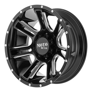 Moto Metal MO982 Gloss Black W/ Milled Spokes