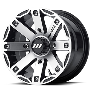 MSA Offroad M27 Rage Black W/ Machined Face