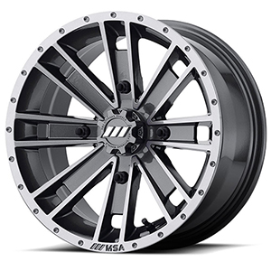 MSA Offroad M28 Ambush Gray W/ Machined Face
