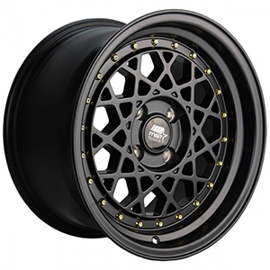MST Fiori MT21 Black W/ Gold Rivets