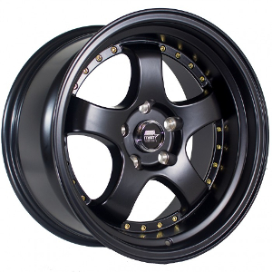 MST MT07 Matte Black W/ Gold Rivets