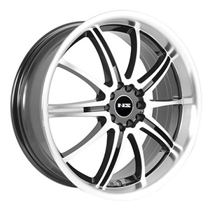 NS Wheels 1401 Black w/ Machined Surface
